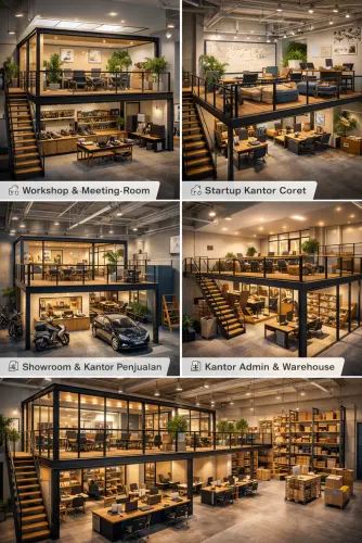 Mezzanine Ruang Kantor di Kelapa Gading Timur